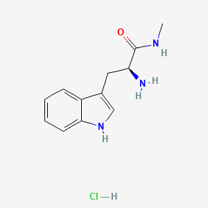 (2S)-2-amino-3-(1H-indol-3-yl)-N-methylpropanamide;hydrochloride