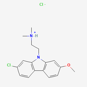 2-Chloro-9-(2-dimethylaminoethyl)-7-methoxycarbazole hydrochloride