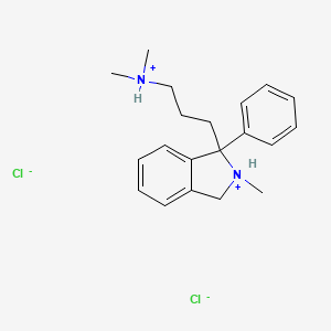 Isoindoline, 1-(3-dimethylaminopropyl)-2-methyl-1-phenyl-, dihydrochloride