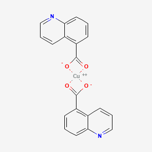 molecular formula C20H12CuN2O4 B15342243 Cu(QcQc) 