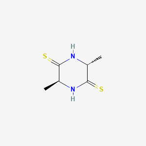 (3R,6S)-3,6-Dimethylpiperazine-2,5-dithione