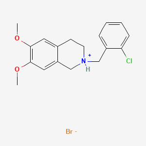 2-(o-Chlorobenzyl)-6,7-dimethoxy-1,2,3,4-tetrahydroisoquinoline hydrobromide