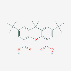 molecular formula C25H30O5 B153427 2,7-二叔丁基-9,9-二甲基-4,5-二甲酸二甲酯 CAS No. 130525-39-2