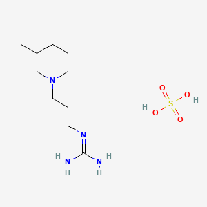 2-[3-(3-Methylpiperidin-1-yl)propyl]guanidine;sulfuric acid