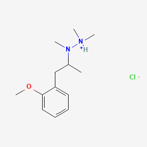 1-(o-Methoxy-alpha-methylphenethyl)-1,2,2-trimethylhydrazine hydrochloride