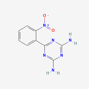 6-(2-Nitrophenyl)-1,3,5-triazine-2,4-diamine