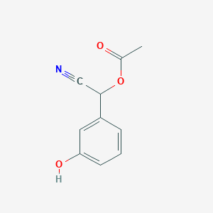 B015343 (3-Hydroxymandelonitrile)acetate CAS No. 887406-43-1