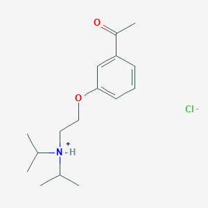 3'-(2-(Diisopropylamino)ethoxy)acetophenone hydrochloride