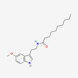 N-[2-(5-methoxy-1H-indol-3-yl)ethyl]decanamide