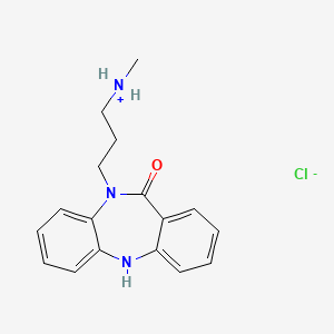 10-(3-(Methylamino)propyl)-5,10-dihydro-11H-dibenzo(b,e)(1,4)diazepin-11-one hydrochloride