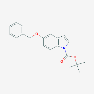 molecular formula C20H21NO3 B153435 叔丁基5-(苄氧基)-1H-吲哚-1-羧酸酯 CAS No. 170147-29-2