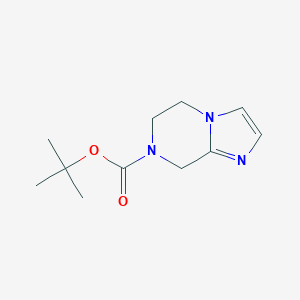 B153436 tert-Butyl 5,6-dihydroimidazo[1,2-a]pyrazine-7(8H)-carboxylate CAS No. 345311-03-7