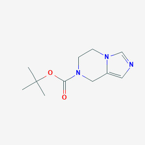 B153437 tert-butyl 5,6-dihydroimidazo[1,5-a]pyrazine-7(8H)-carboxylate CAS No. 374795-76-3