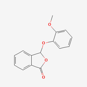 3-(2-methoxyphenoxy)-1(3H)-Isobenzofuranone