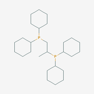 Dicyclohexyl(1-dicyclohexylphosphanylpropan-2-yl)phosphane