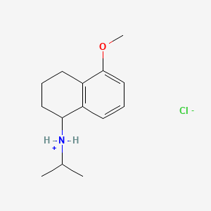 1-Naphthylamine, N-isopropyl-5-methoxy-1,2,3,4-tetrahydro-, hydrochloride