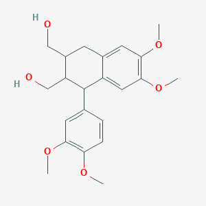 [1-(3,4-Dimethoxyphenyl)-6,7-dimethoxy-1,2,3,4-tetrahydronaphthalene-2,3-diyl]dimethanol