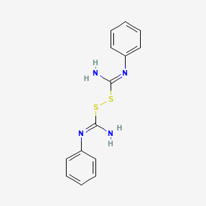 1,1'-Dithiobis[n-phenylformamidine]