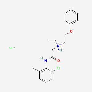 6'-Chloro-2-(ethyl(2-phenoxyethyl)amino)-o-acetotoluidide hydrochloride