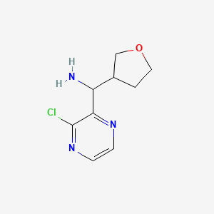 (3-Chloropyrazin-2-yl)(tetrahydrofuran-3-yl)methanamine