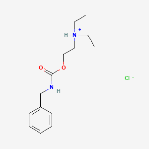 2-(Diethylamino)ethyl benzylcarbamate hydrochloride