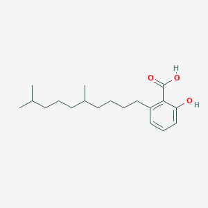 2-(5,9-Dimethyldecyl)-6-hydroxybenzoic acid