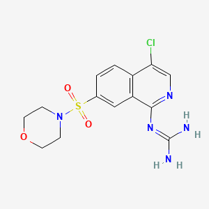 1-(4-Chloro-7-(morpholinosulfonyl)isoquinolin-1-YL)guanidine