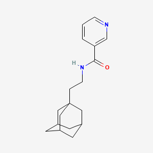 Nicotinamide, N-(2-(1-adamantyl)ethyl)-