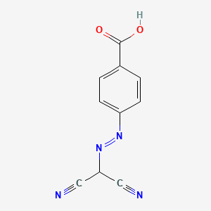 p-((Dicyanomethyl)azo)benzoic acid