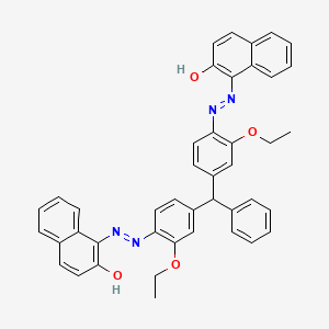 2-Naphthalenol, 1,1'-[(phenylmethylene)bis[(2-ethoxy-4,1-phenylene)azo]]bis-