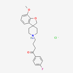 Butyrophenone, 4'-fluoro-4-(7-methoxyspiro(benzofuran-3(2H),4'-piperidin)-1'-yl)-, hydrochloride