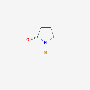 molecular formula C7H15NOSi B015345 1-(三甲基甲硅烷基)吡咯烷-2-酮 CAS No. 14468-90-7