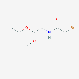 molecular formula C8H16BrNO3 B15345252 2-Bromo-N-(2,2-diethoxyethyl)acetamide CAS No. 1202781-08-5