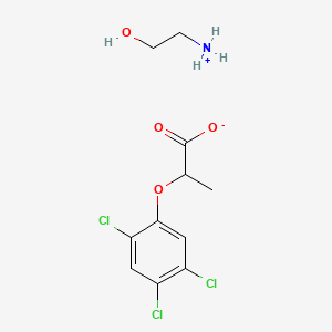 molecular formula C11H14Cl3NO4 B15345265 Fenoprop ethanolamine CAS No. 7374-47-2