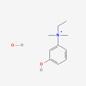 molecular formula C10H17NO2 B15345328 ethyl-(3-hydroxyphenyl)-dimethylazanium;hydroxide CAS No. 473-37-0