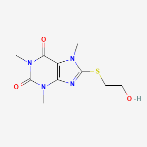 Caffeine, 8-((2-hydroxyethyl)thio)-