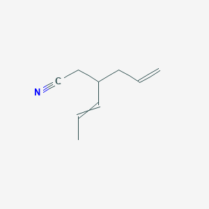 3-(Prop-2-en-1-yl)hex-4-enenitrile