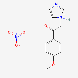 N-(4-Methoxyphenacyl)imidazole nitrate