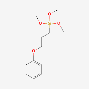 molecular formula C12H20O4Si B15345590 Trimethoxy(3-phenoxypropyl)silane CAS No. 61464-03-7