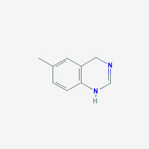 molecular formula C9H10N2 B15345626 6-Methyl-1,4-dihydroquinazoline CAS No. 1150617-85-8