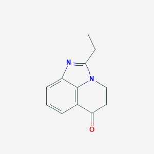 2-Ethyl-4,5-dihydro-6H-imidazo[4,5,1-ij]quinolin-6-one