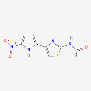 Formamide, N-(4-(5-nitro-2-pyrrolyl)-2-thiazolyl)-