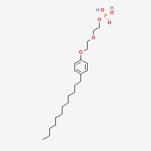 2-[2-(4-Dodecylphenoxy)ethoxy]ethyl dihydrogen phosphate