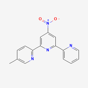 2-(5-methylpyridin-2-yl)-4-nitro-6-pyridin-2-ylpyridine