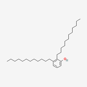 molecular formula C30H54O B15345833 Didodecylphenol CAS No. 25482-47-7