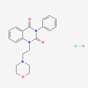 2,4(1H,3H)-Quinazolinedione, 1-(2-morpholinoethyl)-3-phenyl-, hydrochloride