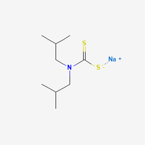 molecular formula C9H18NNaS2 B15346113 Sodium diisobutyldithiocarbamate CAS No. 2219-18-3