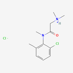 6'-Chloro-2-(dimethylamino)-N-methyl-o-acetotoluidide hydrochloride