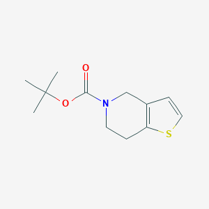 molecular formula C12H17NO2S B153466 叔丁基-6,7-二氢噻吩[3,2-C]吡啶-5(4H)-羧酸酯 CAS No. 230301-73-2