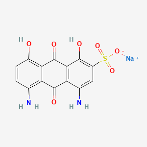 2-Anthracenesulfonic acid, 4,5-diamino-9,10-dihydro-1,8-dihydroxy-9,10-dioxo-, monosodium salt